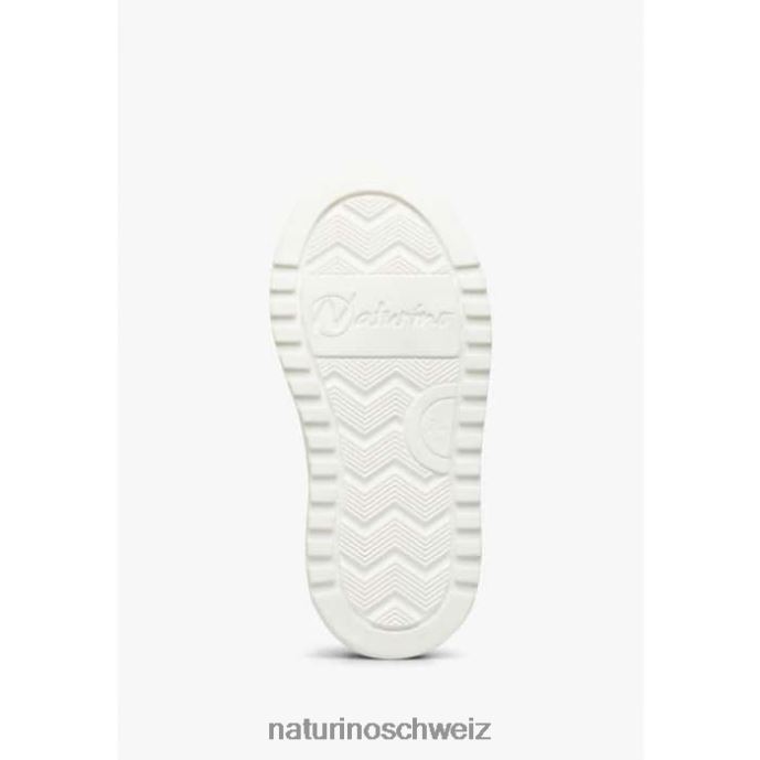 Naturino Blitz vl. Sneakers aus Leder und Wildleder Kinder Grau Blau 66HJ390