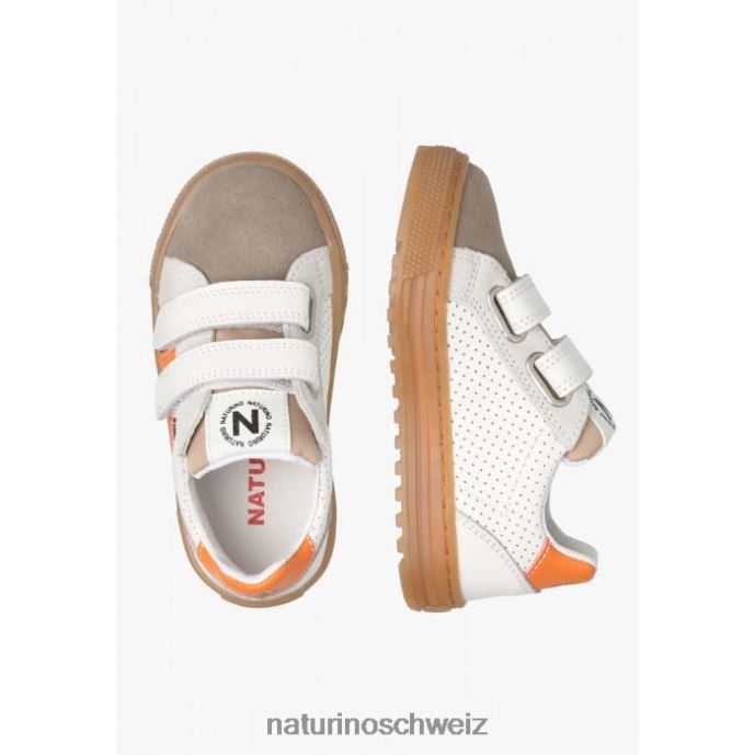 Naturino Blitz vl. Sneakers aus Leder und Wildleder Kinder grau-taubengrau 66HJ453