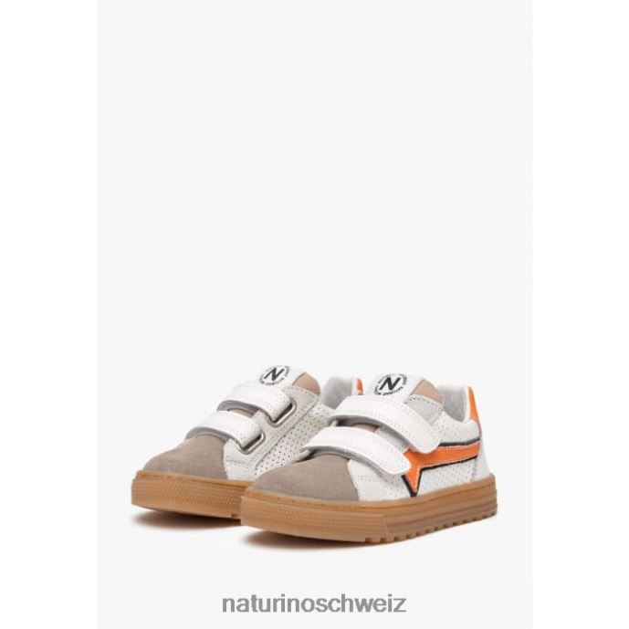 Naturino Blitz vl. Sneakers aus Leder und Wildleder Kinder grau-taubengrau 66HJ453