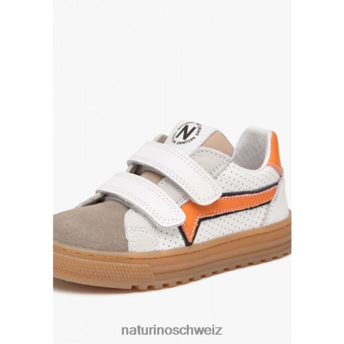 Naturino Blitz vl. Sneakers aus Leder und Wildleder Kinder grau-taubengrau 66HJ453