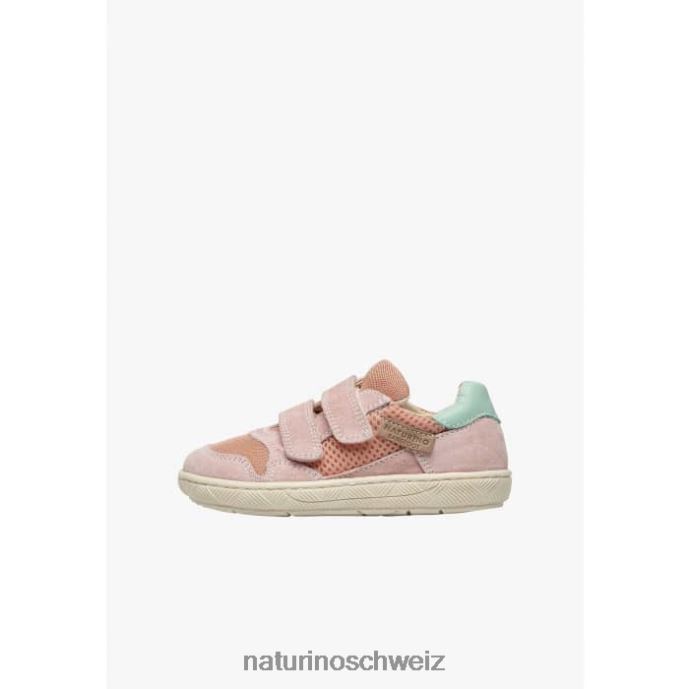 Naturino Lilox vl Sneakers aus Wildleder und Stoff Kinder Rosa 66HJ514