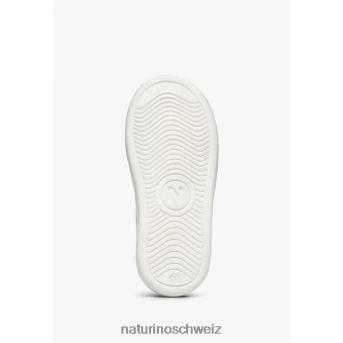 Naturino Pinn-Reißverschluss. Sneakers aus Leder und Wildleder Kinder Weiss 66HJ391