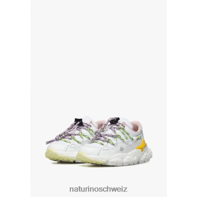 Naturino Raikiri Junior. Sneakers aus Kunstleder und technischem Stoff Kinder Weiss 66HJ38