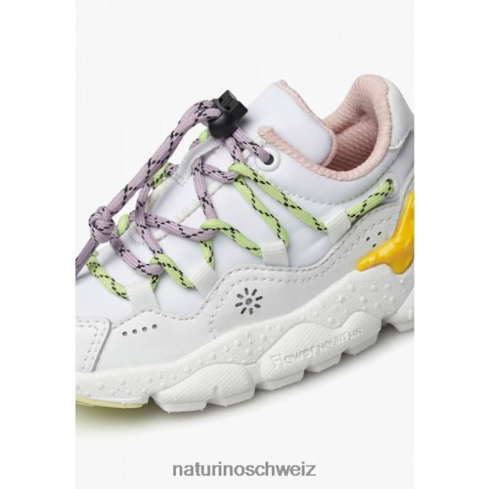 Naturino Raikiri Junior. Sneakers aus Kunstleder und technischem Stoff Kinder Weiss 66HJ38