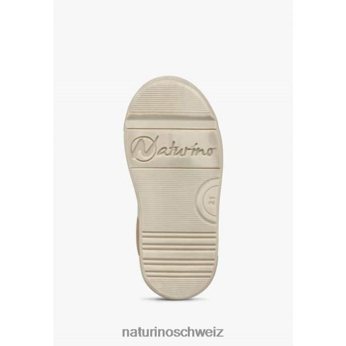 Naturino Trajan vl Sneakers aus Leder und Wildleder Kinder Taubengrau 66HJ496