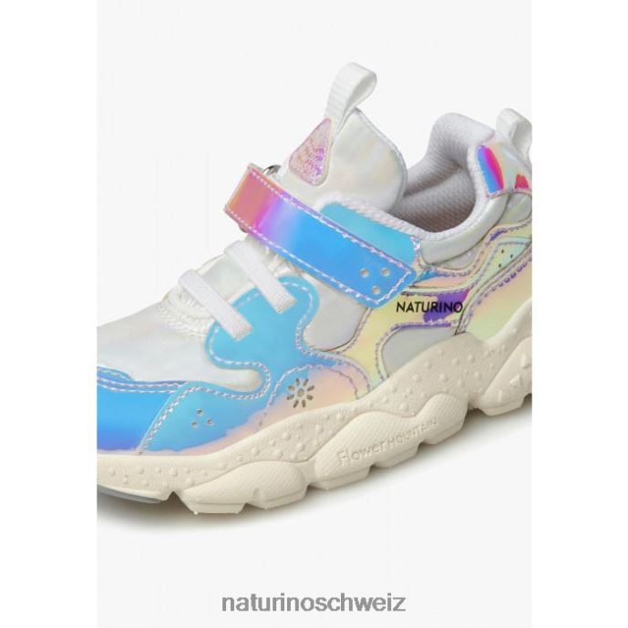 Naturino Yamano 3 Vl Junior. Sneakers aus Kunstleder und technischem Stoff Kinder hellblau-lila 66HJ43