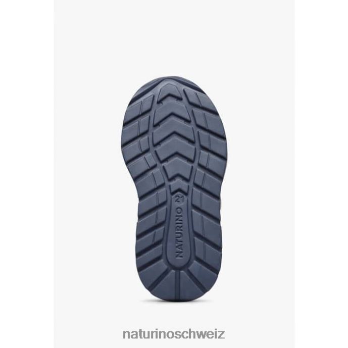 Naturino argal vl Sneakers aus Wildleder und Stoff Kinder grau weiß 66HJ379