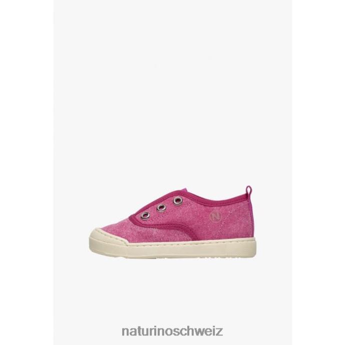Naturino dabos Stoff-Sneaker Kinder Fuchsie 66HJ459
