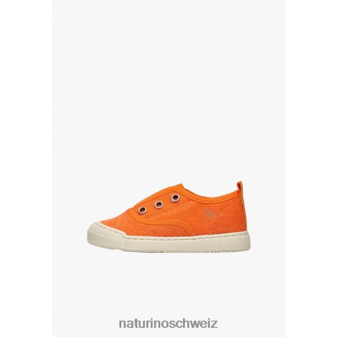 Naturino dabos Stoff-Sneaker Kinder orange 66HJ510