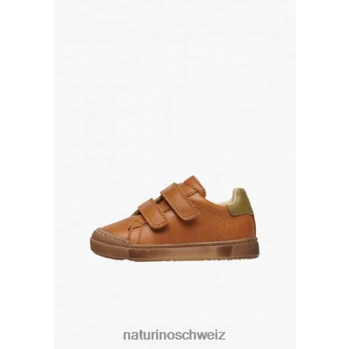 Naturino eindhoven vl Sneakers aus Nappaleder Kinder Cognac 66HJ432