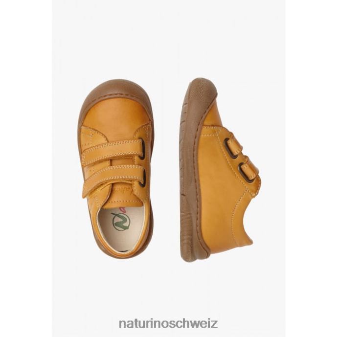Naturino gabby vl Erste-Schritte-Schuhe aus Nappaleder Kinder orange 66HJ434