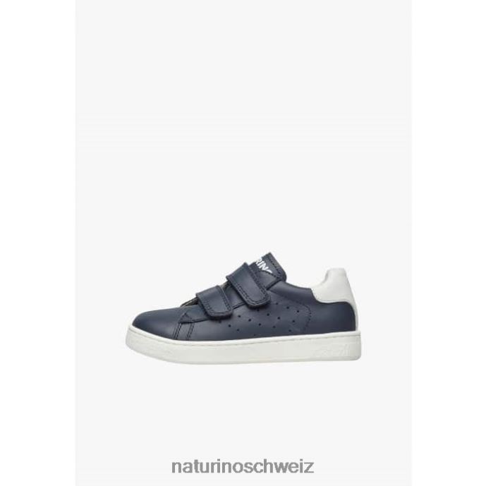 Naturino hasselt 2 vl. Ledersneaker Kinder Blau 66HJ375