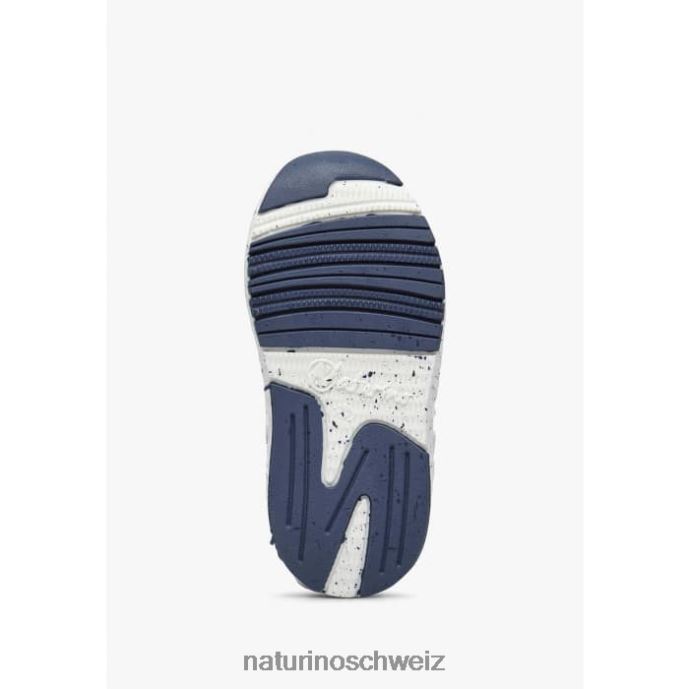 Naturino jesko star vl. Sneakers aus Wildleder und Stoff Kinder grau weiß 66HJ511