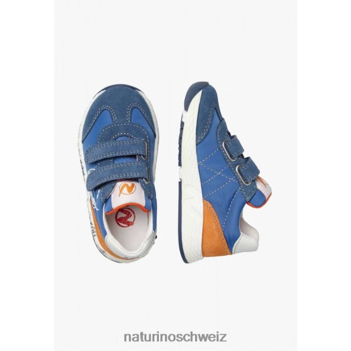 Naturino jesko vl. Sneakers aus Wildleder und technischem Stoff Kinder hellblau 66HJ420