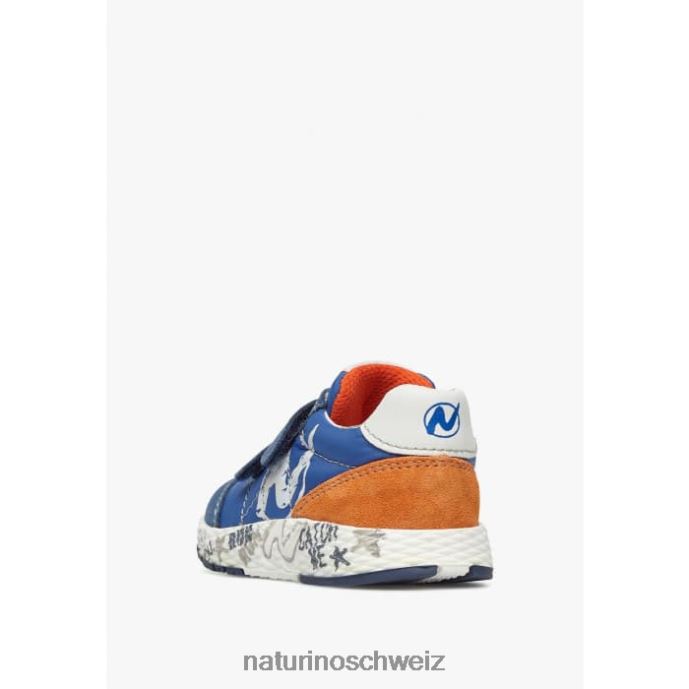 Naturino jesko vl. Sneakers aus Wildleder und technischem Stoff Kinder hellblau 66HJ420
