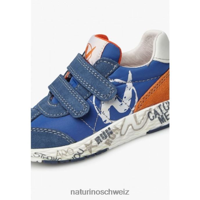 Naturino jesko vl. Sneakers aus Wildleder und technischem Stoff Kinder hellblau 66HJ420