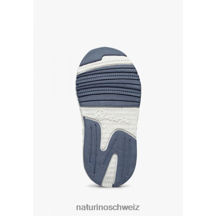 Naturino jesko vl. Sneakers aus technischem Stoff und Wildleder Kinder hellblau-gelb 66HJ469