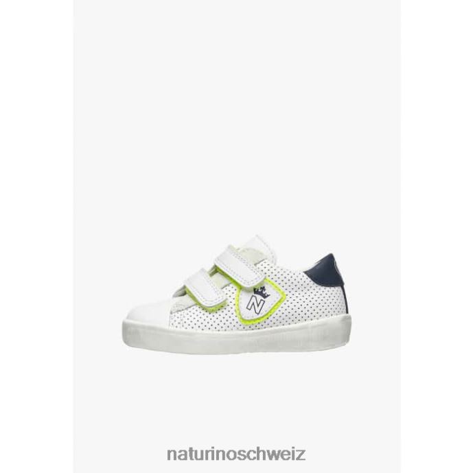 Naturino korey 2 vl Ledersneaker Kinder Weiss 66HJ508