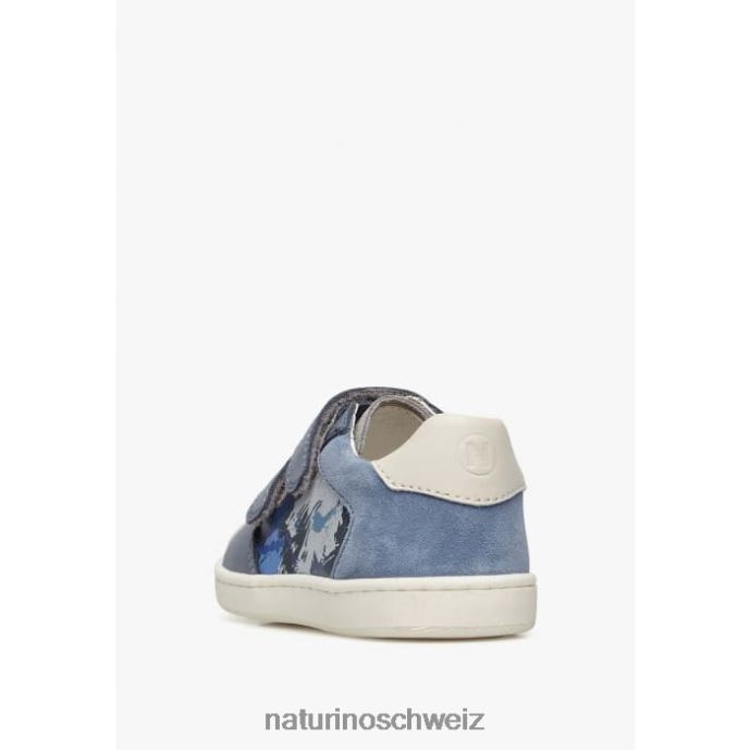 Naturino kozuc vl Sneakers aus Leder und Wildleder Kinder Marinegrau 66HJ447