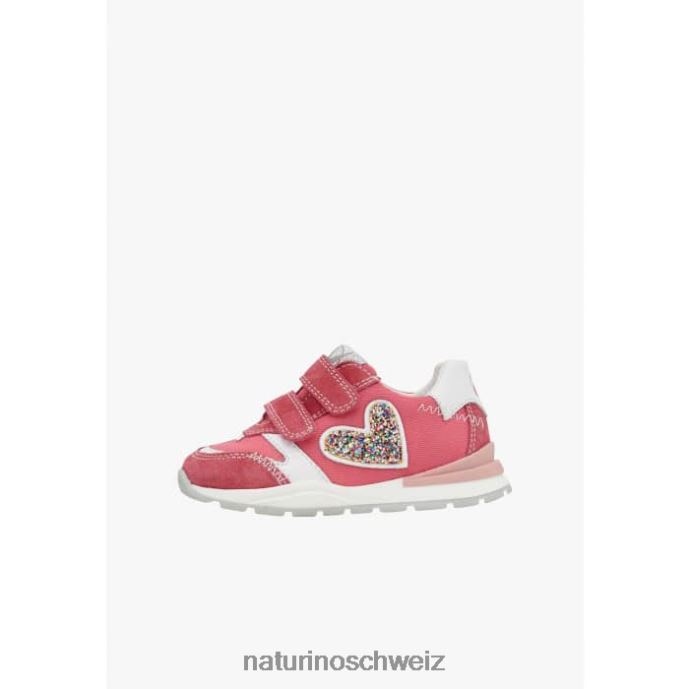 Naturino quell vl Sneakers aus Leder und Stoff Kinder Fuchsie 66HJ414
